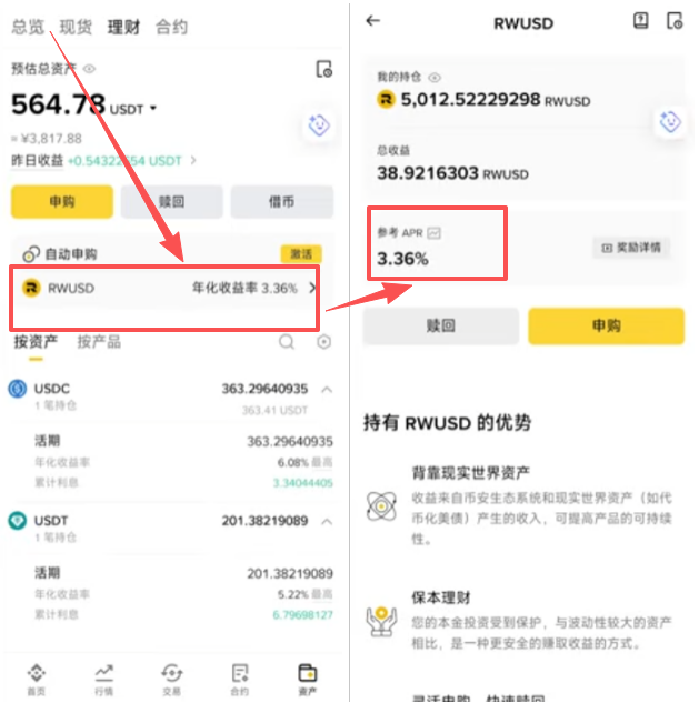 RWUSD项目页面
