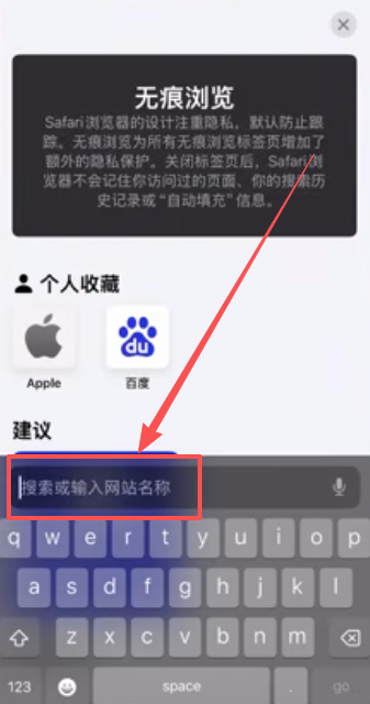 Safari无痕模式下打开appleid.apple.com的界面