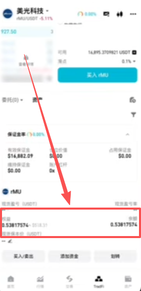 美光科技代币持有显示页面截图