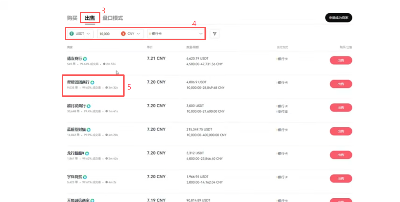 USDT出金操作页面