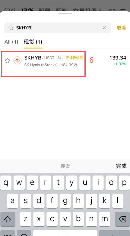 现货交易区Bstocks分类列表