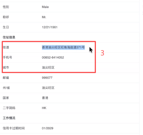 Google搜索香港地址生成器结果页面