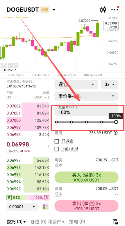 拖动滑块选择数量页面