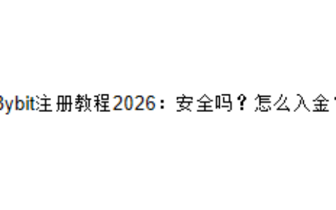 Bybit注册教程2026：安全吗？怎么入金？