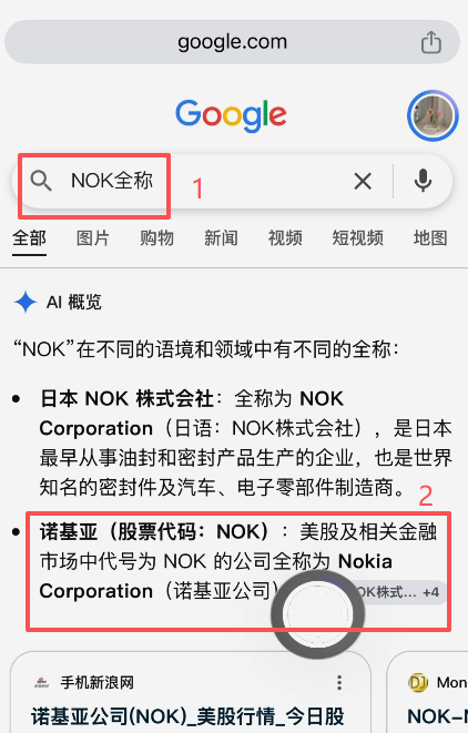 bstdocs网站搜索NOKB的监管信息页面