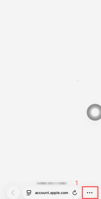 Safari无痕模式打开appleid.com页面