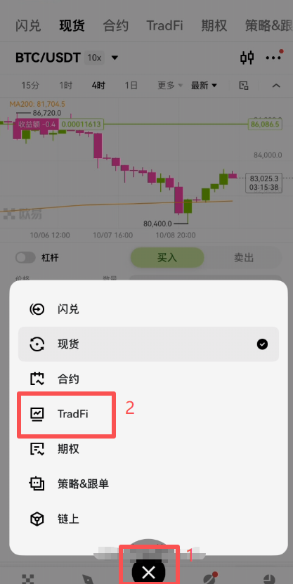 OKX Tradfi板块美股代币列表