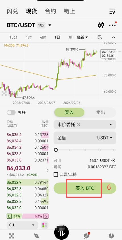 买入比特币操作步骤